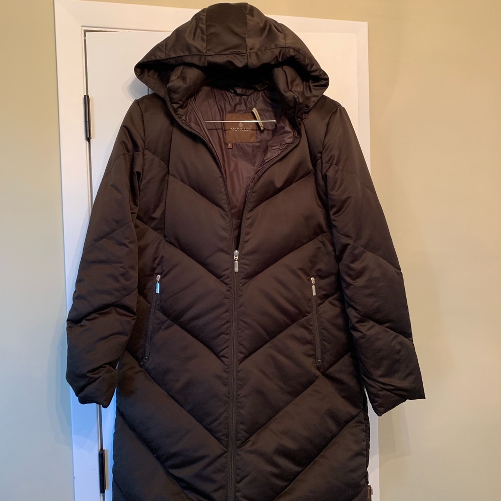 Moncler quilted down coat